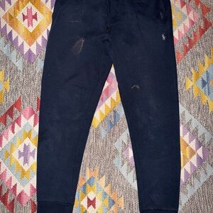 Polo Ralph Lauren sweat pants joggers STAINED size large
